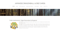 Desktop Screenshot of dragonballcards.com
